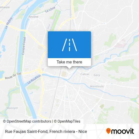 Rue Faujas Saint-Fond map