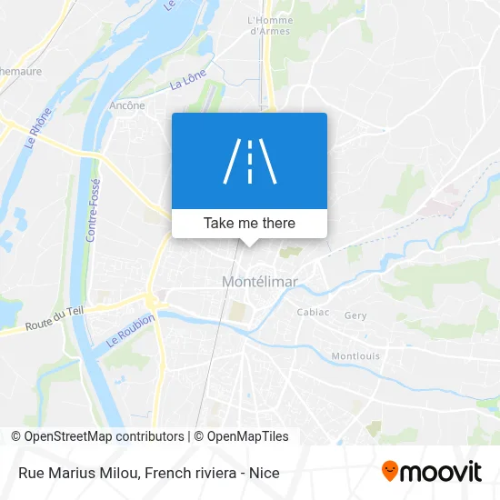 Rue Marius Milou map