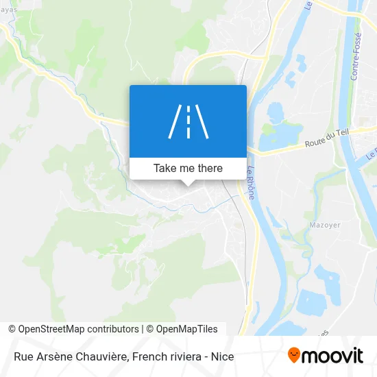 Rue Arsène Chauvière map