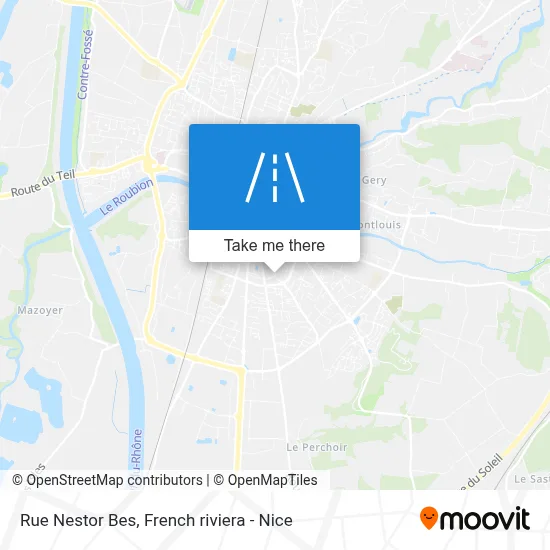 Rue Nestor Bes map