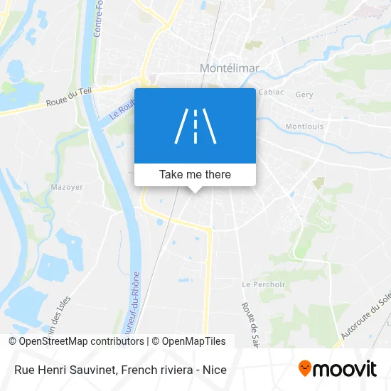 Rue Henri Sauvinet map