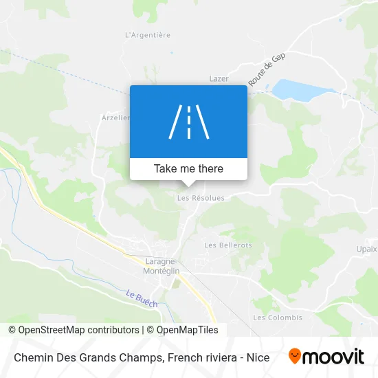 Chemin Des Grands Champs map