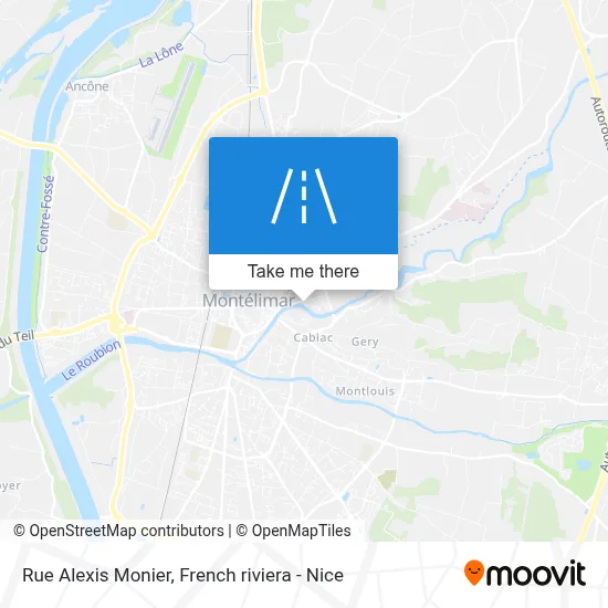 Rue Alexis Monier map