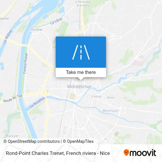 Rond-Point Charles Trenet map