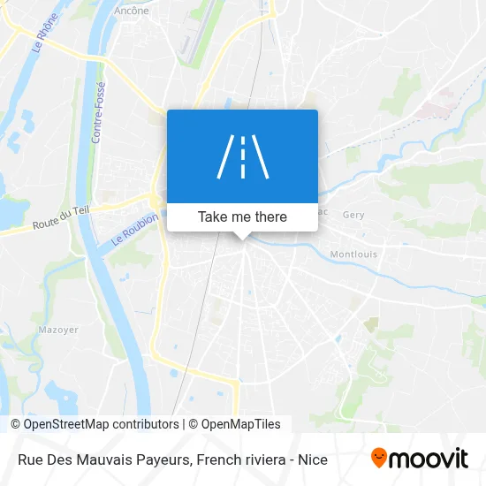 Rue Des Mauvais Payeurs map