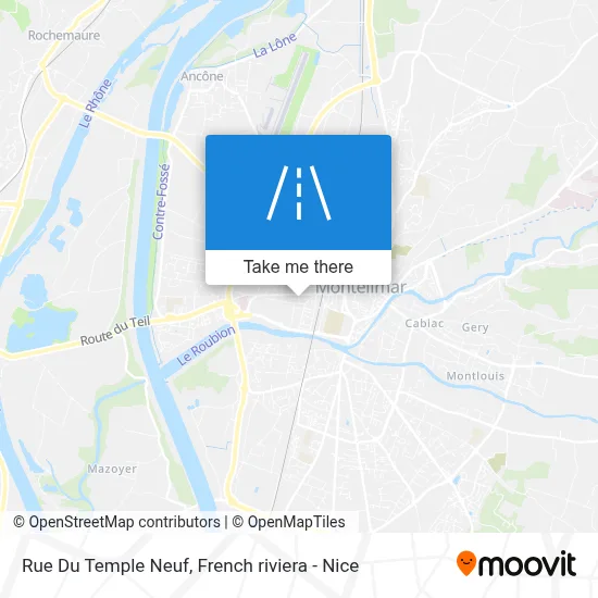 Mapa Rue Du Temple Neuf