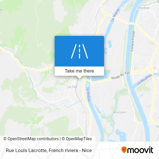 Rue Louis Lacrotte map