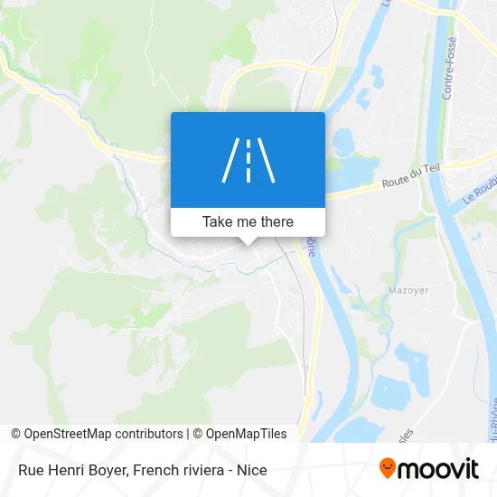 Rue Henri Boyer map