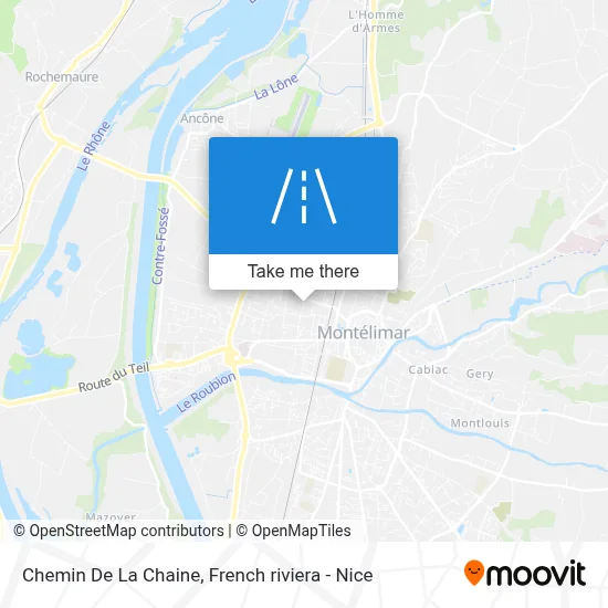 Chemin De La Chaine map