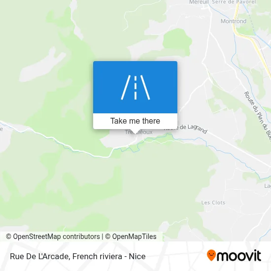 Rue De L'Arcade map