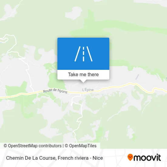 Chemin De La Course map