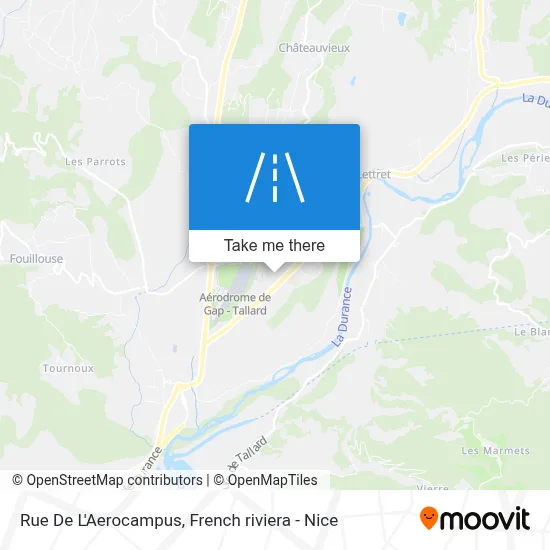 Rue De L'Aerocampus map