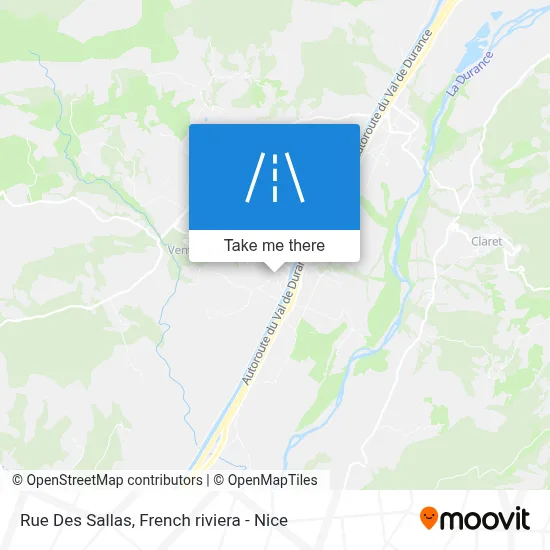 Rue Des Sallas map