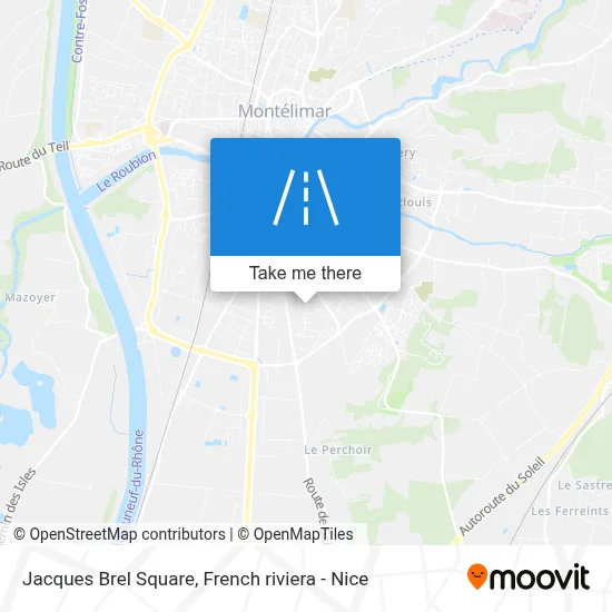 Place Jacques Brel map