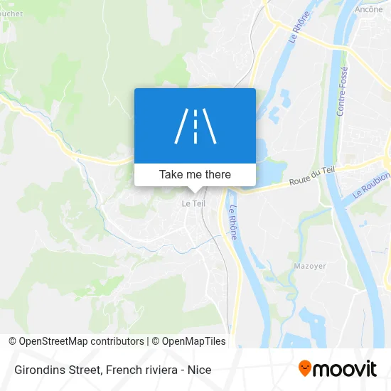 Rue Des Girondins map