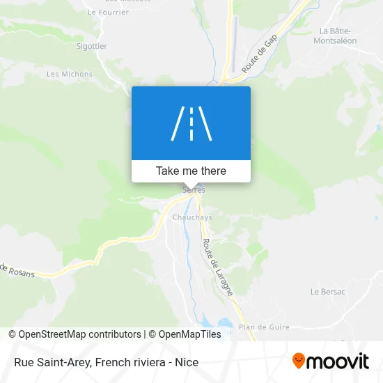 Rue Saint-Arey map