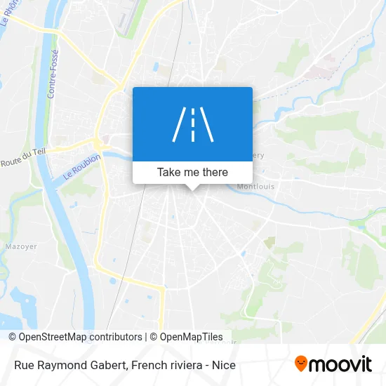 Rue Raymond Gabert map