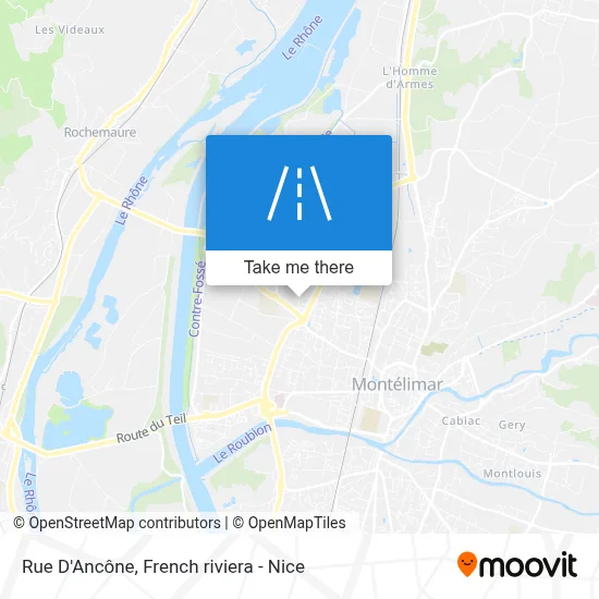 Rue D'Ancône map