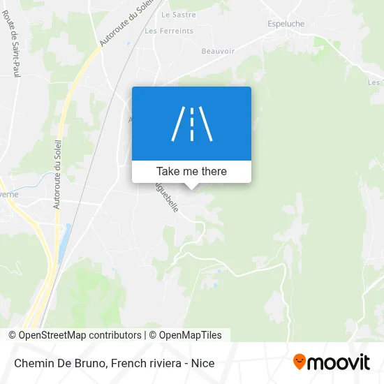 Chemin De Bruno map