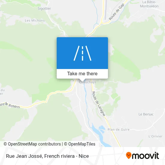 Rue Jean Jossé map