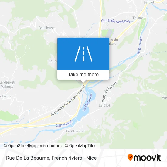 Rue De La Beaume map