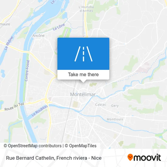Rue Bernard Cathelin map