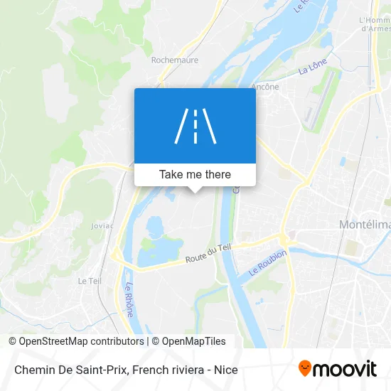 Chemin De Saint-Prix map