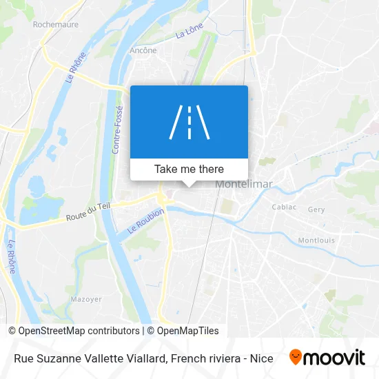 Rue Suzanne Vallette Viallard map