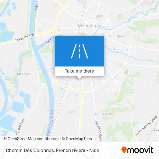 Chemin Des Colonnes map