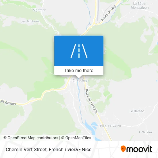 Rue Du Chemin Vert map