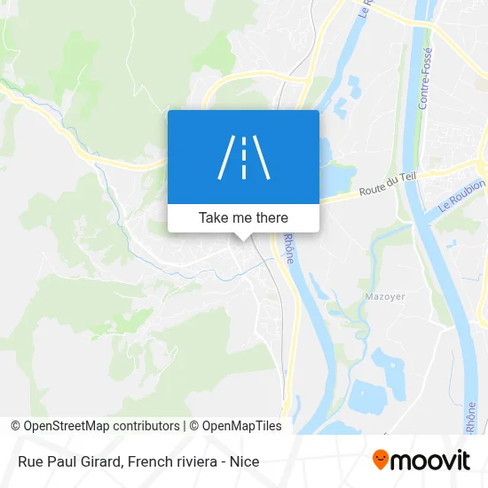 Rue Paul Girard map