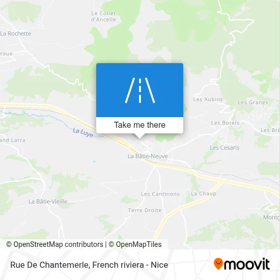 Mapa Rue De Chantemerle