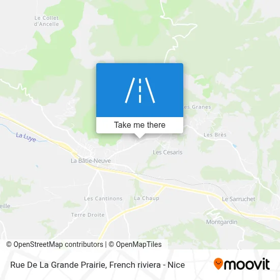 Rue De La Grande Prairie map