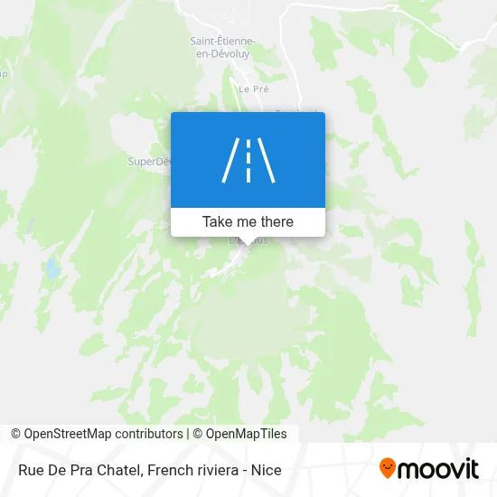 Rue De Pra Chatel map