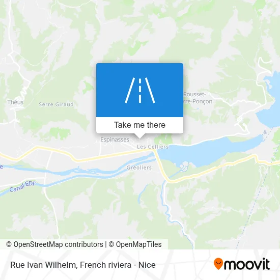 Mapa Rue Ivan Wilhelm