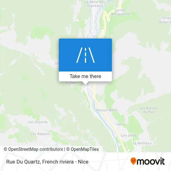 Mapa Rue Du Quartz