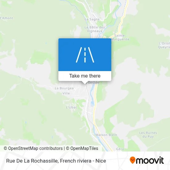 Rue De La Rochassille map
