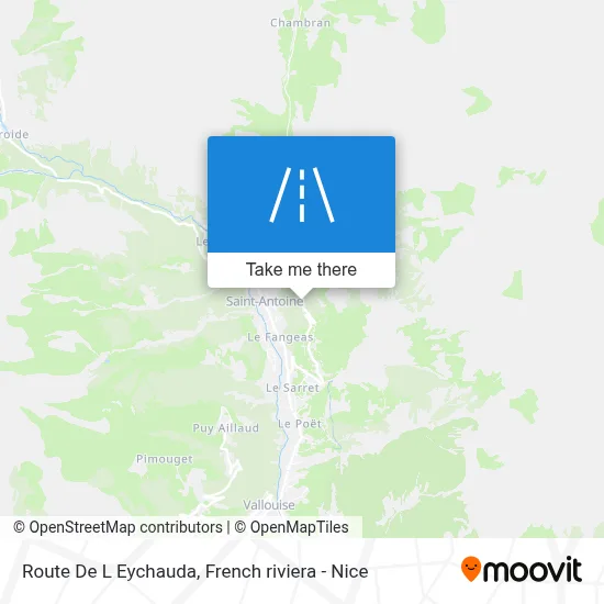 Route De L Eychauda map