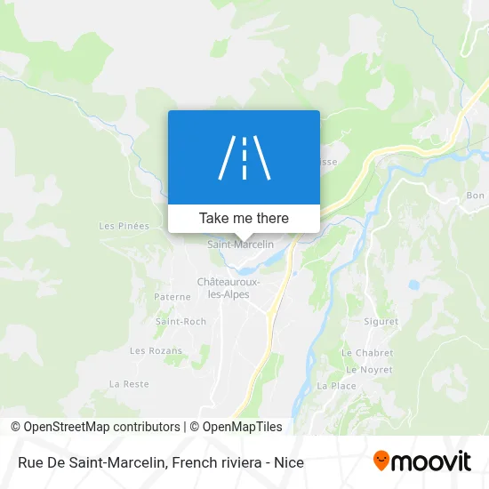 Rue De Saint-Marcelin map
