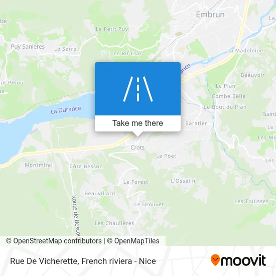 Rue De Vicherette map