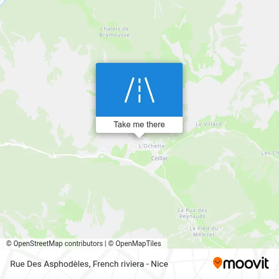 Rue Des Asphodèles map