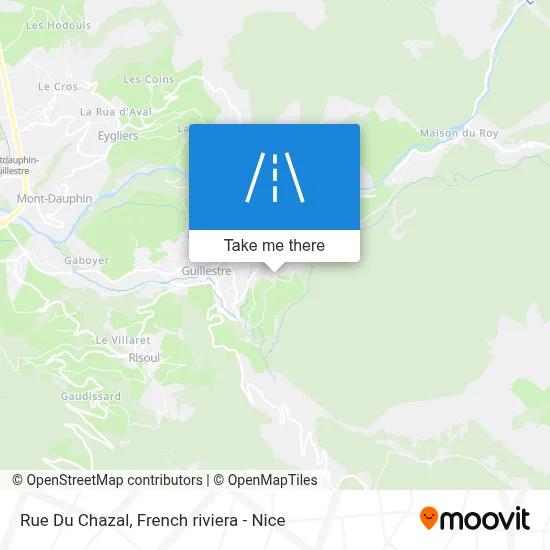 Rue Du Chazal map