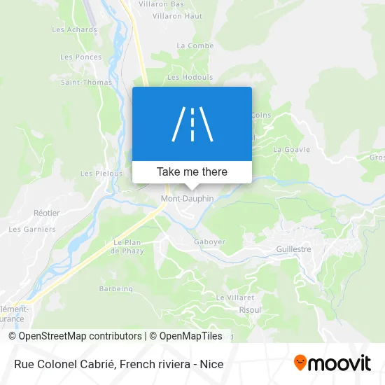 Rue Colonel Cabrié map