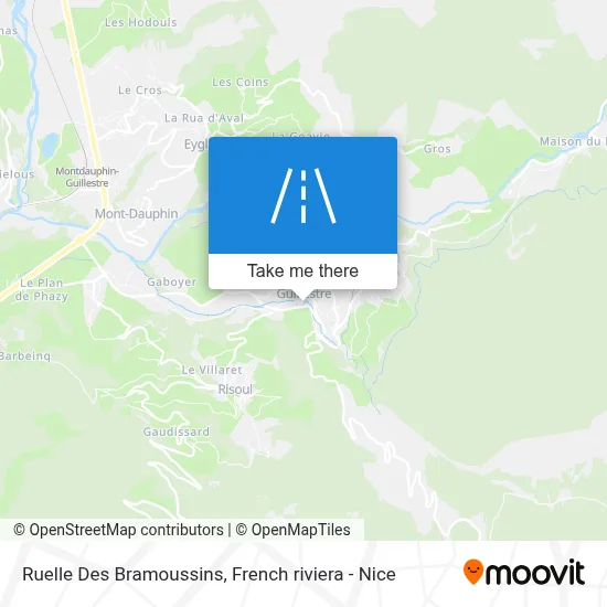 Ruelle Des Bramoussins map