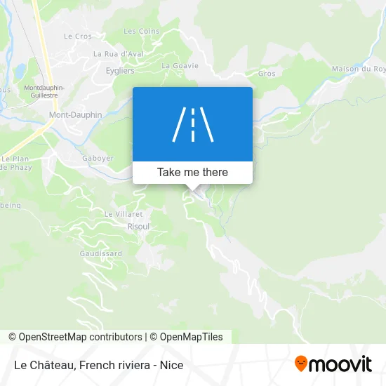 Le Château map