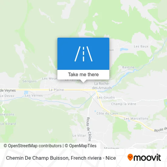 Chemin De Champ Buisson map
