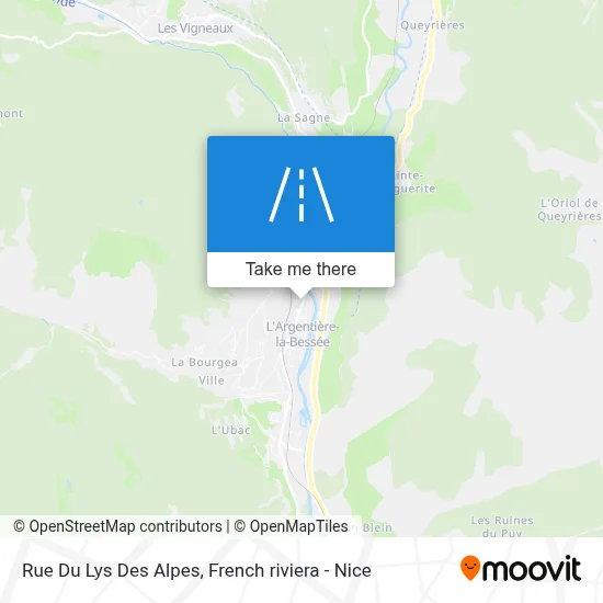 Rue Du Lys Des Alpes map