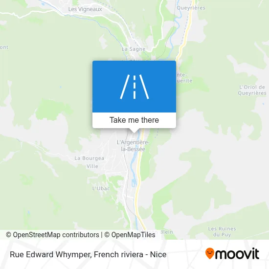 Rue Edward Whymper map