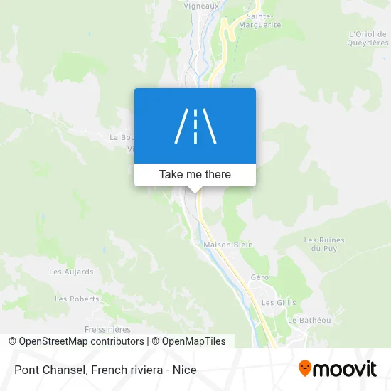 Pont Chansel map