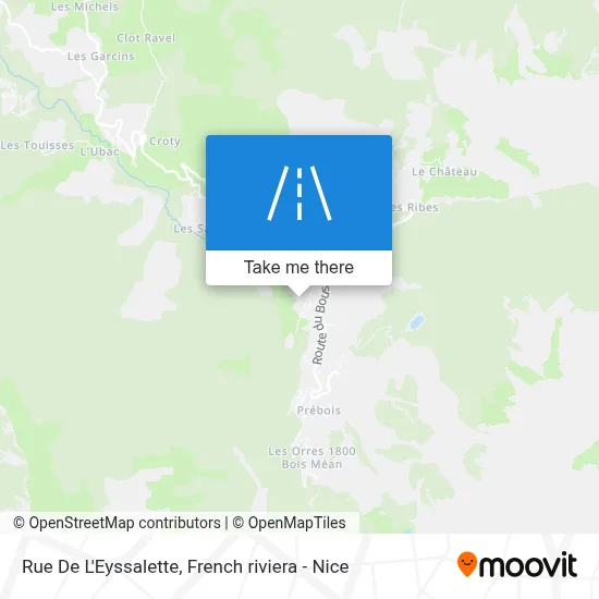 Rue De L'Eyssalette map